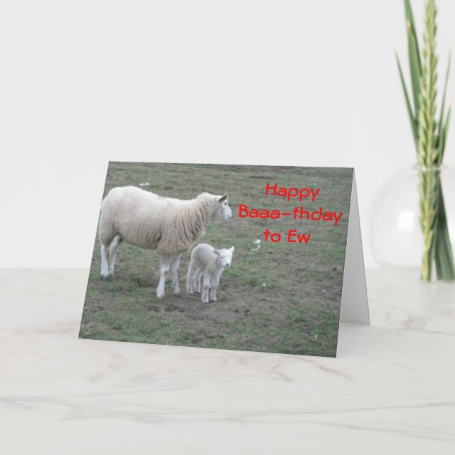 Carte Voeux d'anniversaire (Devant)