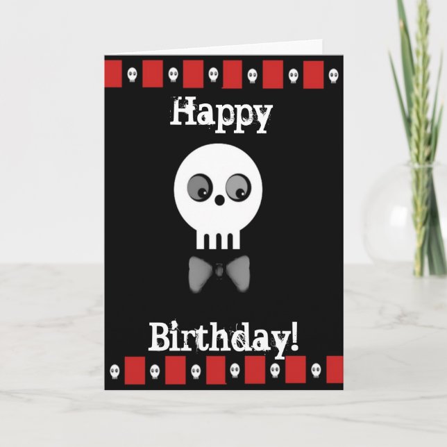 Carte Voeux d'anniversaire (Devant)
