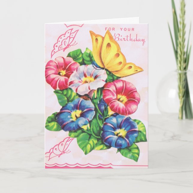 Carte Voeux d'anniversaire (Devant)