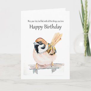 Carte Vœux d'anniversaire amusants choses que vous aimez