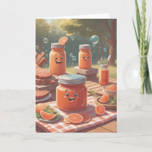 Carte Vœux d'anniversaire BBQ