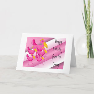 Carte Voeux D'Anniversaire De La Gang