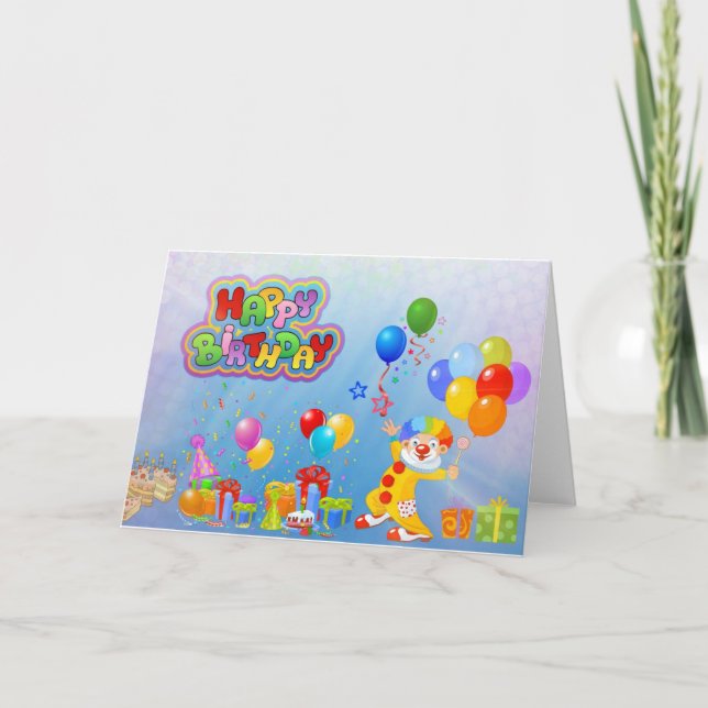 Carte Voeux d'anniversaire en plusieurs langues (Devant)