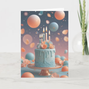 Carte Vœux d'anniversaire pour la vie