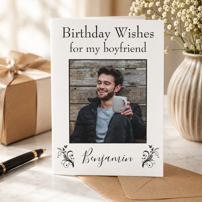 Carte Vœux d'anniversaire pour mon petit ami (Créateur téléchargé)