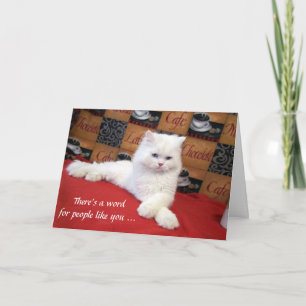 Carte Voeux d'anniversaire Purrrff d'Eli