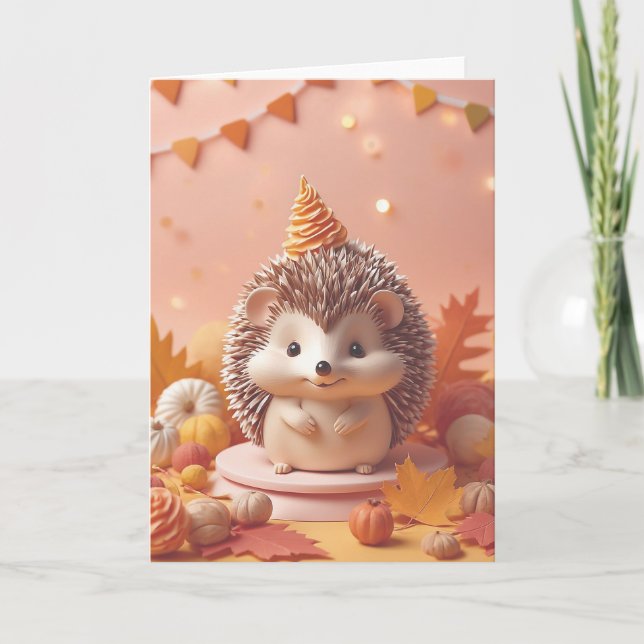 Carte Vœux d'anniversaire sauvage (Devant)