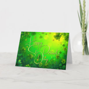Carte Vœux de fête de la Saint-Patrick
