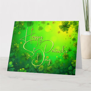 Carte Vœux de fête de la Saint-Patrick