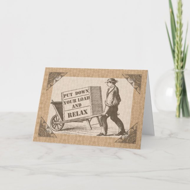 Carte Voeux de la Fête du Travail (Devant)