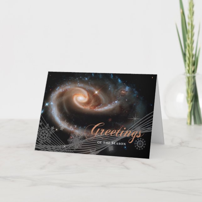 Carte Vœux de la Saison - Télescope spatial Hubble (Devant)