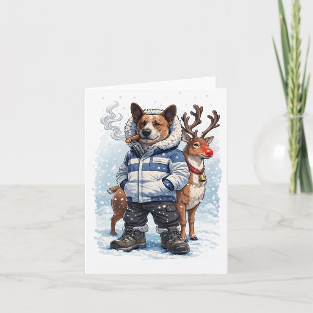 Carte Vœux de Noël (Devant)