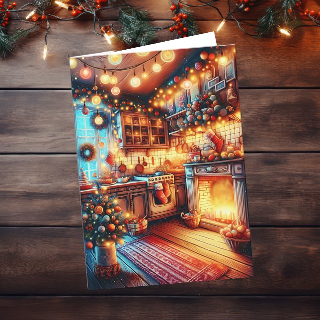 Carte Vœux de Noël à l'ancienne (Créateur téléchargé)