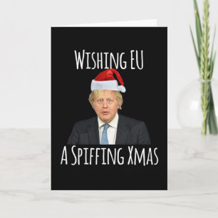 Carte Voeux de Noël formidables à l'UE de Boris Johnson
