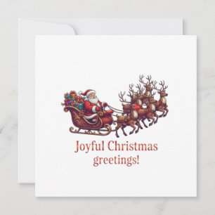 CARTE VOEUX DE NOËL JOYEUX