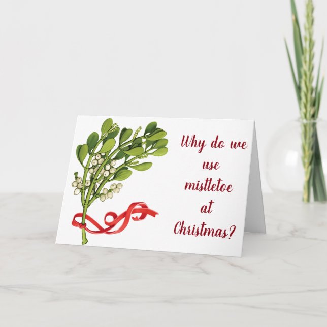 CARTE VOEUX DE NOËL PUIS-JE UTILISER LE GUI TOUTE L'ANNÉ (Devant)