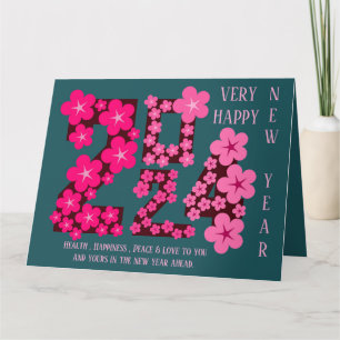 CARTE VOEUX DE NOUVELLE ANNÉE 2024 DE LA SŒUR