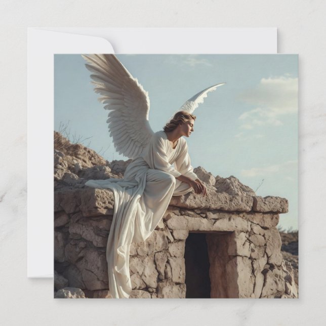 Carte Vœux de Résurrection de Pâques (Devant)