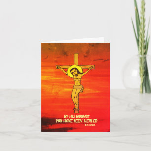 Carte Vœux de Vendredi saint Pâques 