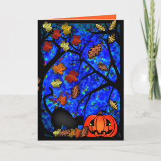 Carte Voeux d'Halloween