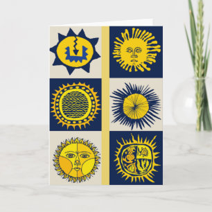 Carte Voici le soleil - la fête de Del Sol