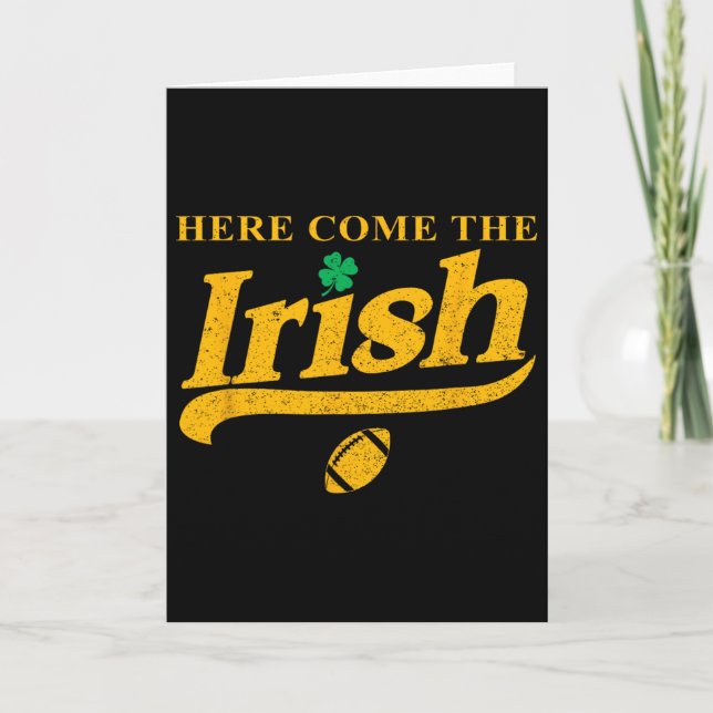 Carte Voici les Irlandais  (Devant)