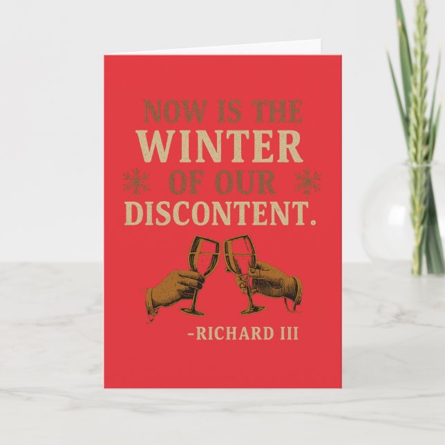 Carte Voici l'Hiver du Mécontentement (Devant)