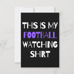 Carte Voici ma chemise de football.