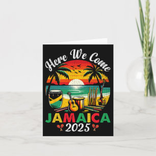 Carte Voici Nous Venons Jamaïque 2025 Filles Trip Famill
