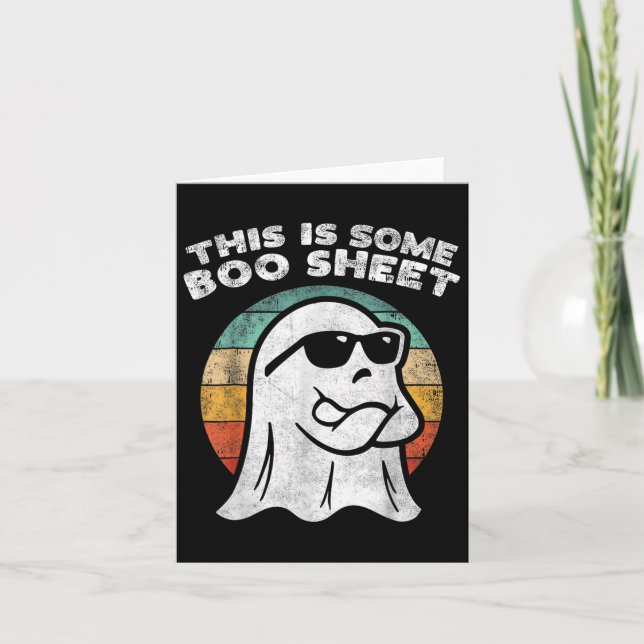 Carte Voici Quelques Tôles De Fantôme Sungles Halloween  (Devant)