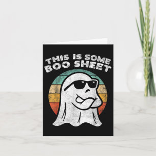 Carte Voici Quelques Tôles De Fantôme Sungles Halloween 