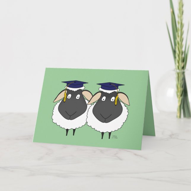 Carte Voici Two Ewe Félicitations ! (Devant)