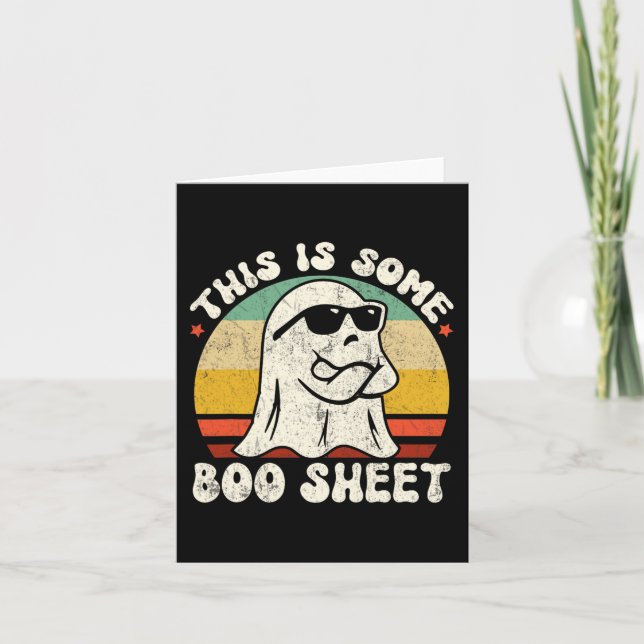 Carte Voici Un Cool De Boite Ghost Fun Halloween Co (Devant)