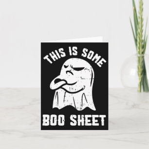 Carte Voici Une Petite Feuille De Boite Halloween Ghost