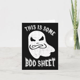 Carte Voici Une Petite Feuille De Boite Halloween Ghost 