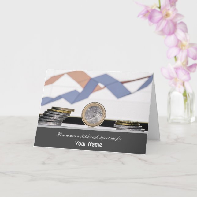 Carte Voici une petite injection de liquide pour vous! c (Orchidée)