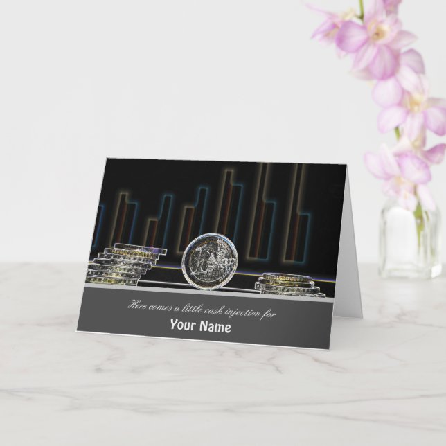 Carte Voici une petite injection de liquide pour vous! c (Orchidée)