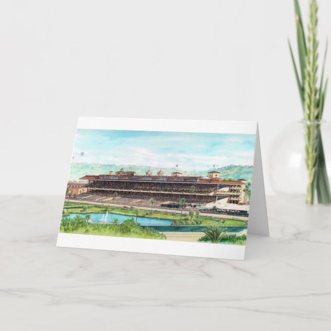 CARTE VOIE DE RACE DE DEL MAR, DEL MAR LA CALIFORNIE (Devant)