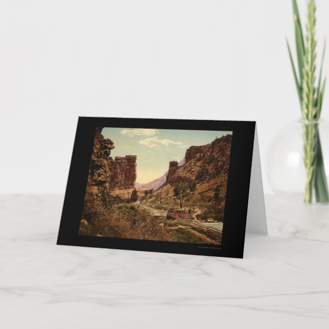 Carte Voie ferrée de Denver et de Rio Grande en Utah (Devant)