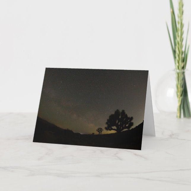 Carte Voie lactée dans le parc national de Joshua Tree (Devant)