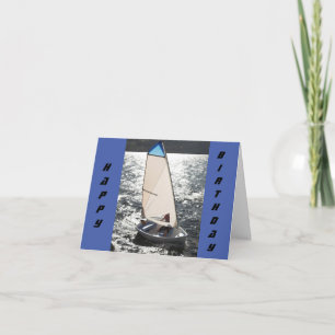 CARTE **VOILE FUMÉE AVANT*** POUR VOTRE ANNIVERSAIRE