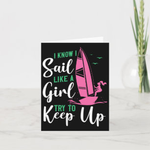 Carte Voile Je Sais Je Vois Comme Une Fille Essayer De C