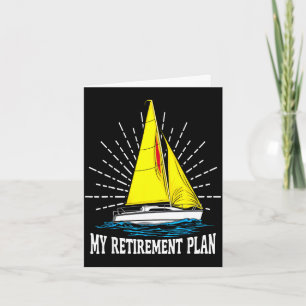 Carte voile voilier papa mon plan de retraite
