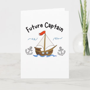 Carte Voilier Voilier Futur Capitaine Enfants