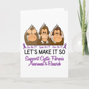 Carte Voir Parler Entendre Aucune Fibrose kystique 2