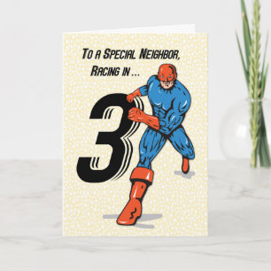 Carte Voisin spécial 3e anniversaire Superhero