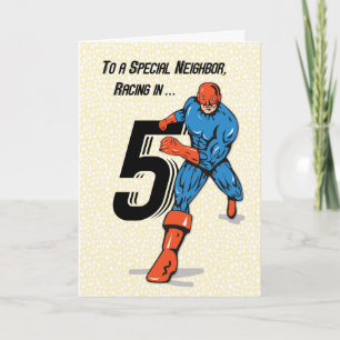 Carte Voisin Spécial 5ème Anniversaire Super-héros
