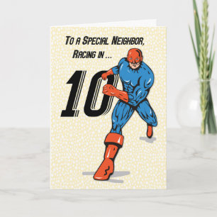 Carte Voisin Spécial Super-héros pour son 10ème annivers