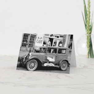 Carte Voiture ancienne, les années 1930