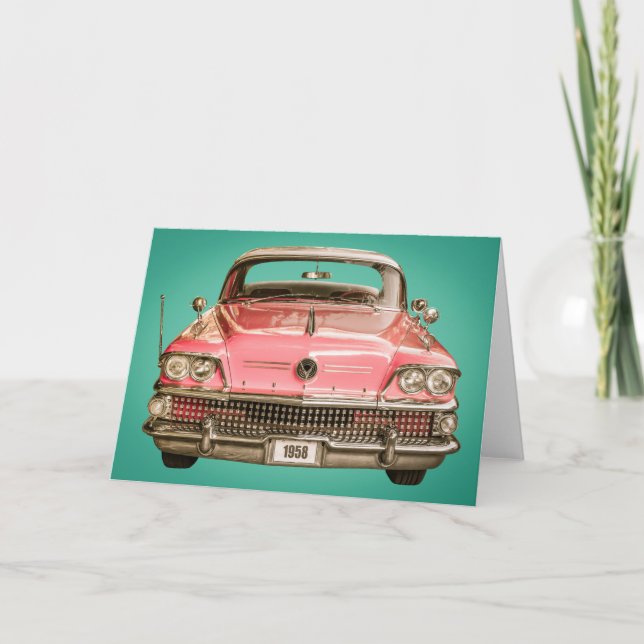 Carte Voiture Classic Buick 1958 Century (Devant)